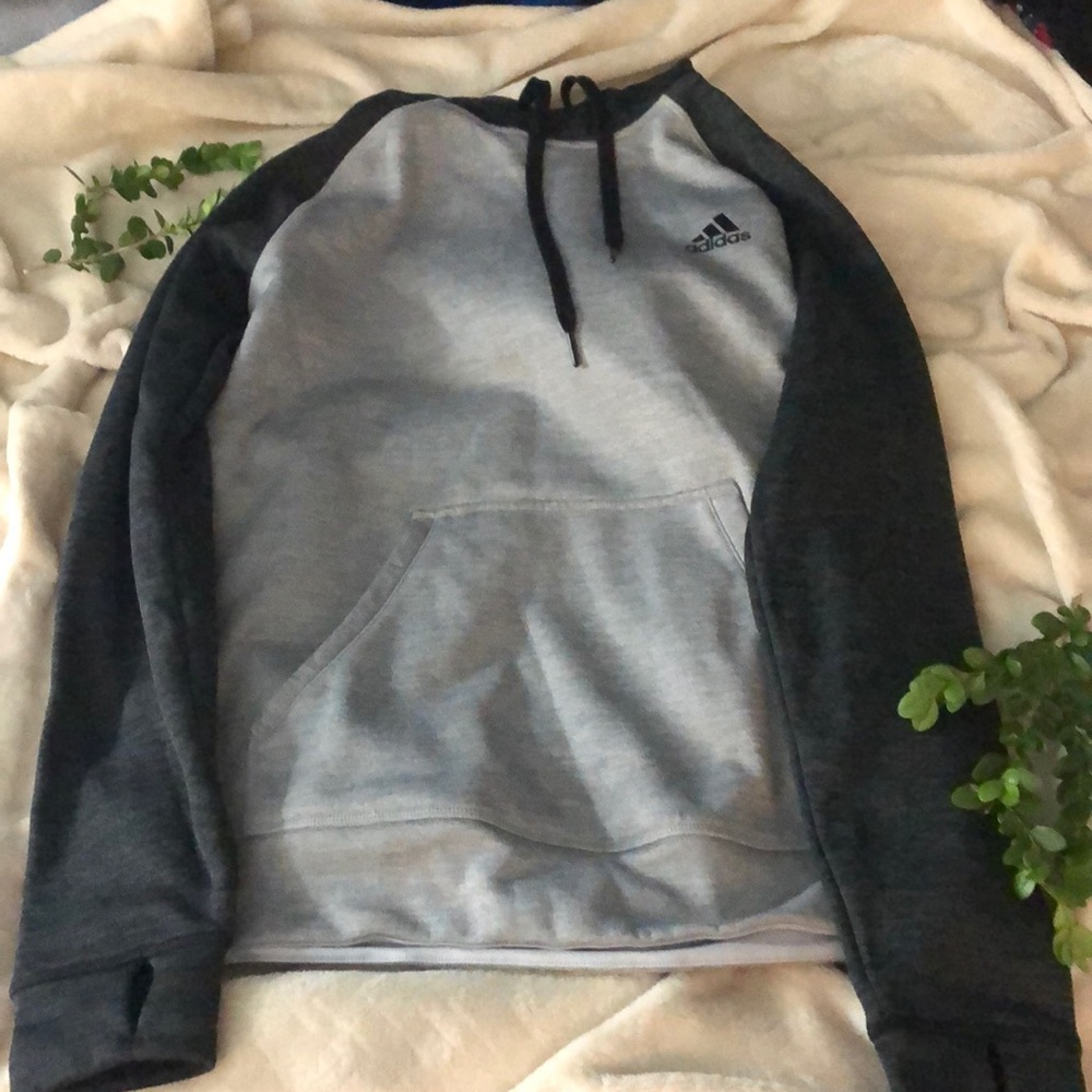 Gray Adidas Hoodie